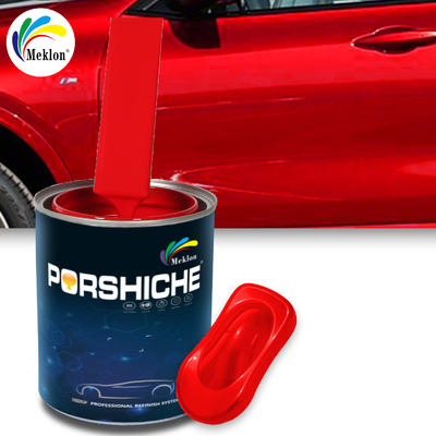 Peinture automobile à effet miroir haute brillance Peinture automobile 1K Grande peinture rouge pour réparation de voiture Peinture pure et pleine couleur fournisseur