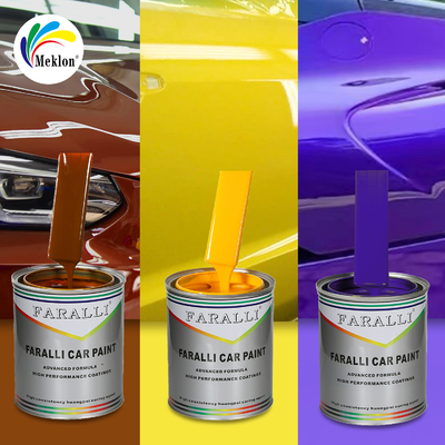 Peinture automatique 1K cristalline jaune perle: couleurs vives et résistance aux intempéries pour la carrosserie de voiture
