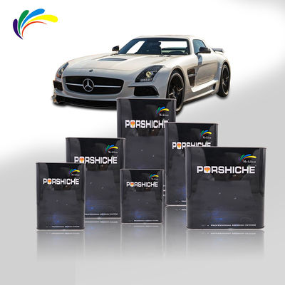 Peinture de voiture métallique durable inodore résistante aux moisissures Peinture de voiture argentée