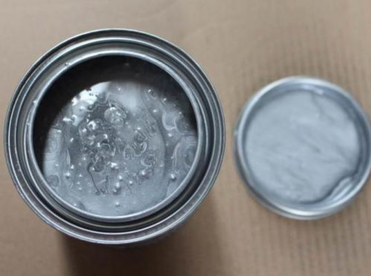 Peinture de voiture métallique durable inodore résistante aux moisissures Peinture de voiture argentée