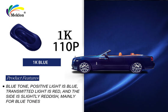 Une bonne couverture 1K Stand Blue Chinese Automotive Coating /Car Paint/Auto Refinish Paint