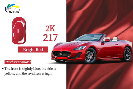 Peinture automobile rouge vif sans odeur résistante aux alcalins