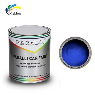 Couche de carrosserie de voiture brillante 1K bleu verdâtre Intermix automobile Peinture de finition