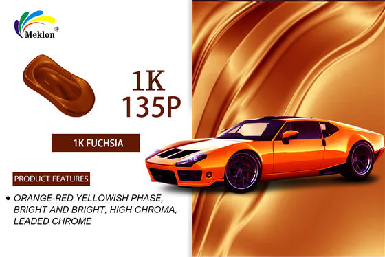 Orange rouge Acrylique Clear Coat Peinture automobile étanche Non toxique