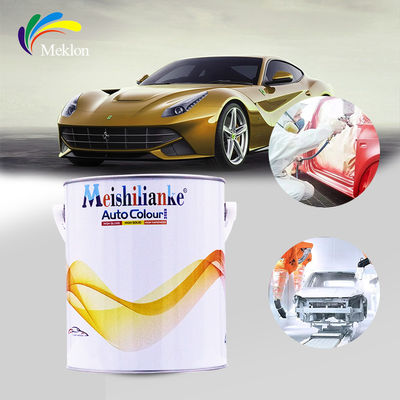 Peinture automobile acrylique 1K Basecoat Film de couleur noir Épaisseur 1,5-2,0 Mils