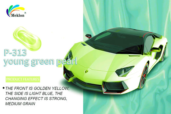 1K Young Green Pearl Basecoat pour une peinture automobile durable et durable