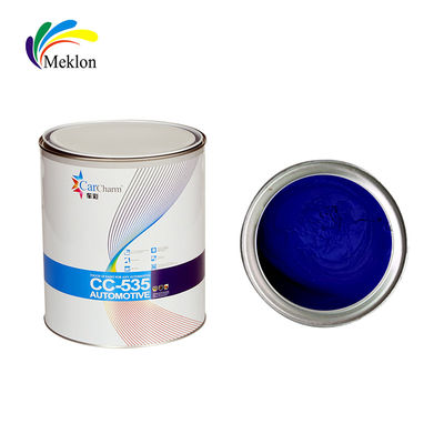 2K Stand Blue Refinish Peinture automobile Des couleurs solides à haute pression Peinture automobile
