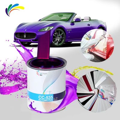 Peinture professionnelle de réparation automobile, Peinture violette pour voiture, Vernis de finition 2K pour réparation automobile