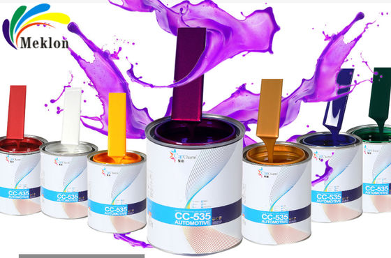 Peinture professionnelle de réparation automobile, Peinture violette pour voiture, Vernis de finition 2K pour réparation automobile