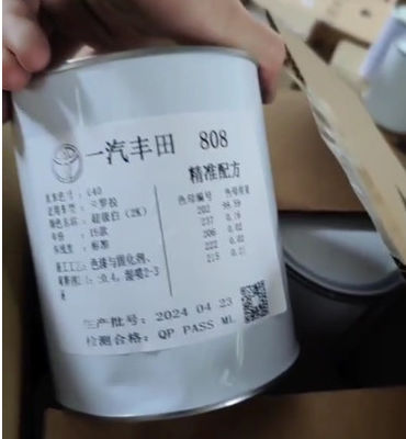 Toyota 1E0 Refinit la peinture de voiture pour une couleur gris foncé époustouflante