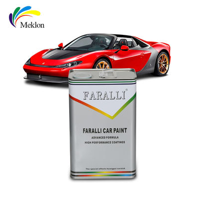 Peinture automobile orange rouge approuvée ISO/MSDS/SGS pour une excellente couverture et protection