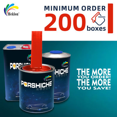 ISO MSDS Peinture automobile couche supérieure inodore Rouge orange Couleur écologique