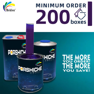 Couche de peinture automobile acrylique Auto Refinish 1K PU Polyuréthane Peinture de pulvérisation automobile pour la réparation de produits de soins automobiles