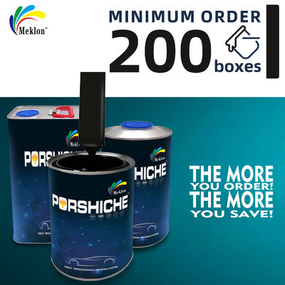 Peinture noire de résine acrylique automobile 2K Peinture de couleur supérieure 2K Peinture acrylique revêtement Auto Refinish Peinture