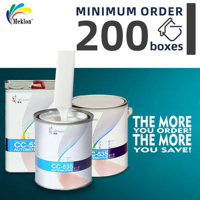 Peinture de finition de voiture blanche acrylique haute résistance à l'usure pour automobile vernis clair revêtement clair pour voitures