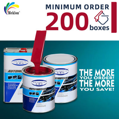 Corps de voiture 1K Basecoat Couleurs rouges Crystal Coating Spray automobile Auto Base Peinture automobile