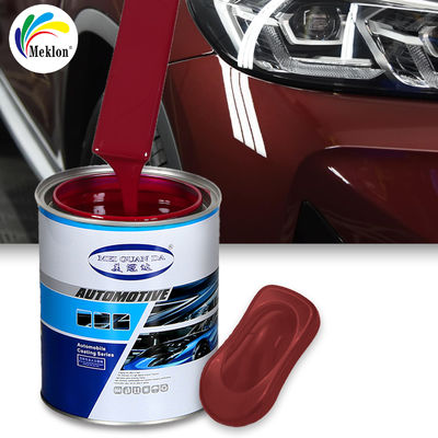 Corps de voiture 1K Basecoat Couleurs rouges Crystal Coating Spray automobile Auto Base Peinture automobile