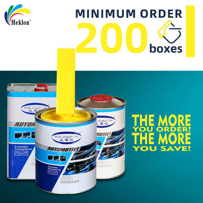 Production professionnelle - Peinture automobile jaune - Pulvérisation céramique pour voiture - Peinture de carrosserie automobile