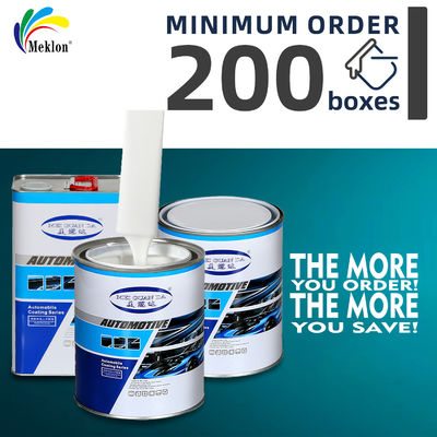 Basecoat de peinture blanche brillante pour voiture, hautement responsable et fabriquée, adaptée à l'achat en gros de peinture automobile