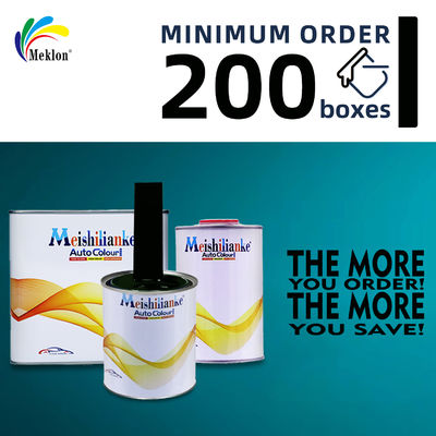 Peinture de voiture noire 2K pour haute dureté et résistance aux rayures