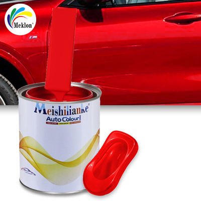 Peinture automobile Auto Refinish1k Couche de base rouge haute brillance effet miroir Peinture automobile Refinish