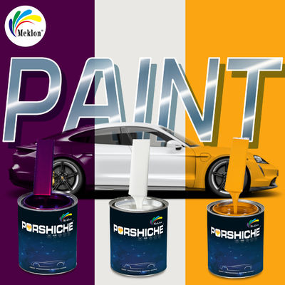 Adhésion et durabilité supérieures avec 1K Peinture automobile haute brillance 2K Couche de couleur solide Peinture automobile couche de base