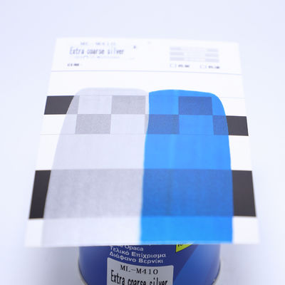 Peinture automobile argentée extra grossière 1K Auto-refinissage solide haute couche claire haute brillance Pour la peinture automobile Polyester époxy