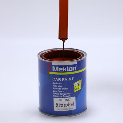 La peinture automobile rouge de l'oxyde de fer 2K est la peinture liquide acrylique pour la peinture de finition automobile