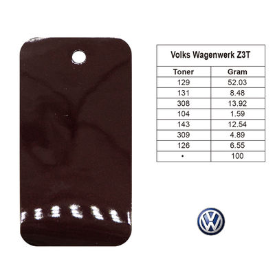 Volkswagen Z3T Peinture de voiture de finition brillante durable