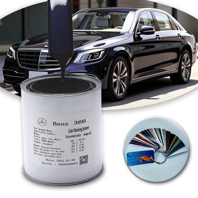 Peinture automobile acrylique bleu perle 1K de qualité supérieure pour Mercedes-Benz DB366