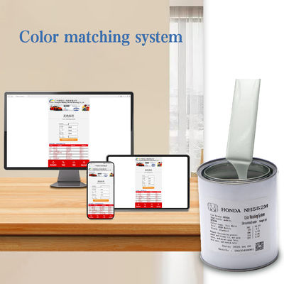 Peinture de voiture acrylique Honda NH552M 1K Gris Argent Clair Résistant aux Rayures