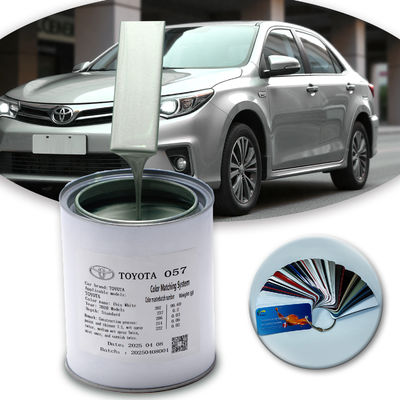 Toyota 057 1k Peinture automobile acrylique perle blanche Fabrique de fourniture directe avec formule hydrogénée écologique à séchage rapide