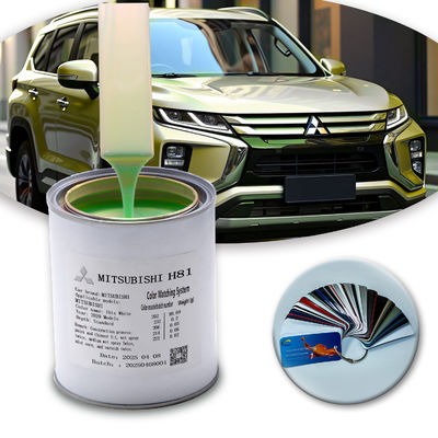 Technologie acrylique 1K Refinissez la peinture automobile pour les environnements à haute température et secs avec l'effet champagne-or
