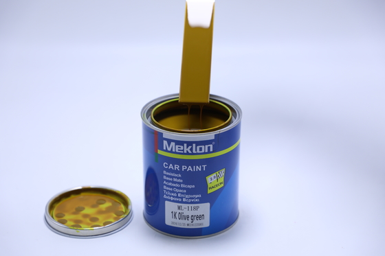 Peinture automobile vert olive personnalisée avec une finition résistante aux UV et très brillante pour le raffinage et la personnalisation automobile