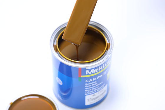 Peinture de voiture jaune fer à haute performance et polyvalente, durable et à séchage rapide pour la réparation automobile
