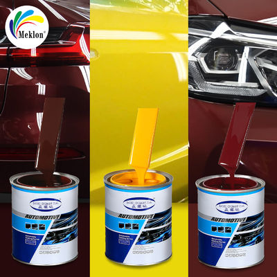 Peinture de voiture jaune fer à haute performance et polyvalente, durable et à séchage rapide pour la réparation automobile