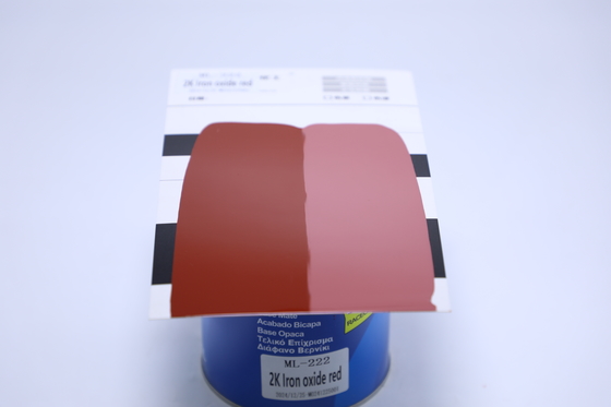 Peinture de voiture rouge en fer résistant à l'usure et à la corrosion