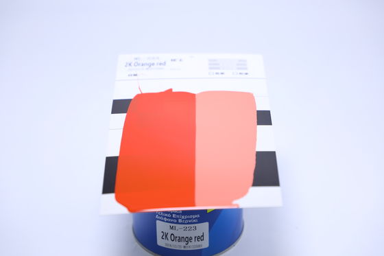 MK223 correspond à la peinture de voiture orange rouge métal flamme coucher de soleil d'origine anti-UV