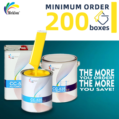 Jaune citron, respectueux de l'environnement et durable, assorti à la peinture d'origine de la voiture