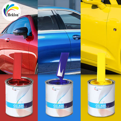 Peinture de réparation automobile professionnelle anti-UV bleu profond très vendue