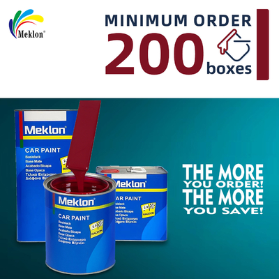 1K2K Peinture de voiture avec une puissance expressive élevée et une couverture élevée Peinture de voiture rouge foncé