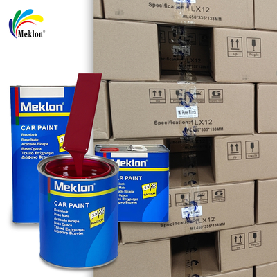 1K2K Peinture de voiture avec une puissance expressive élevée et une couverture élevée Peinture de voiture rouge foncé