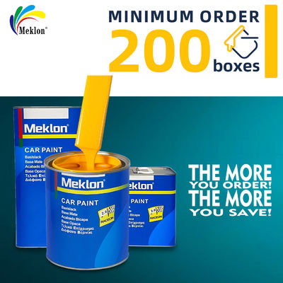 Vente directe du fabricant, haute brillance, couverture avec peinture de réparation automobile jaune super vif