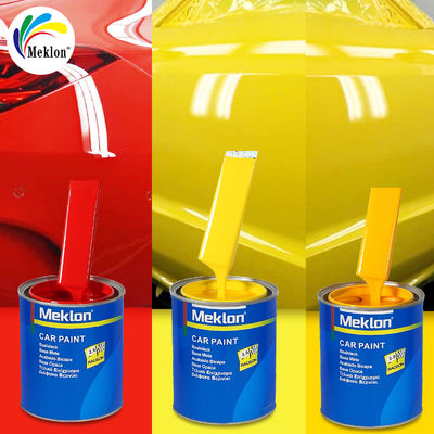 Vente directe du fabricant, haute brillance, couverture avec peinture de réparation automobile jaune super vif