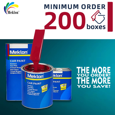 Peinture de réparation de voiture rouge vif résistant aux UV de haute performance