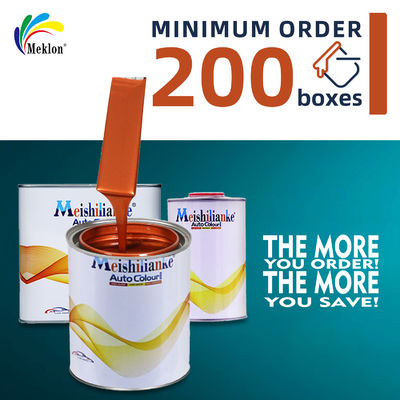 Peinture de réparation de voiture rouge orange résistant aux intempéries et aux UV