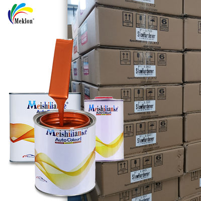 Peinture de réparation de voiture rouge orange résistant aux intempéries et aux UV