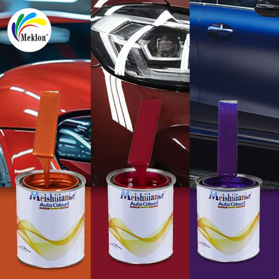 Peinture de réparation de voiture rouge orange résistant aux intempéries et aux UV