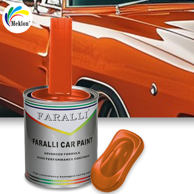 Peinture en spray orange pour voiture 1K2K efficace et à séchage rapide