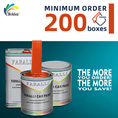 Peinture en spray orange pour voiture 1K2K efficace et à séchage rapide